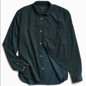 Green UO Corduroy Shirt